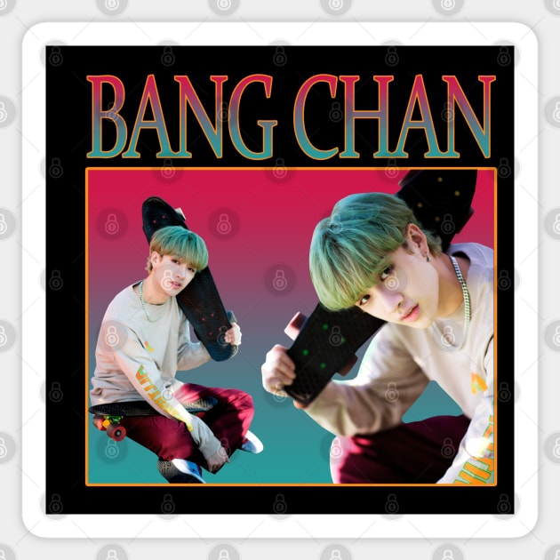 Stray Kids - Bang Chan retro style Sticker by chidees